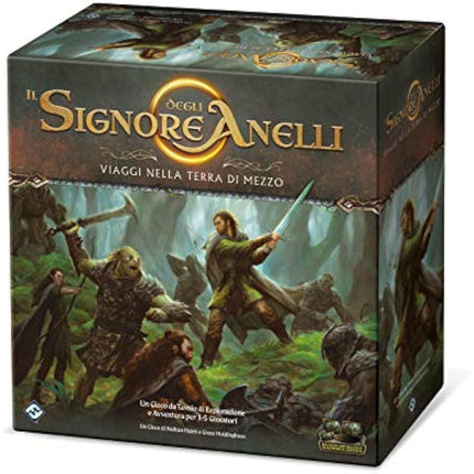 Asmodee-The Lord of the Rings Travel to Middle-Earth, Table Game Colour, 10700