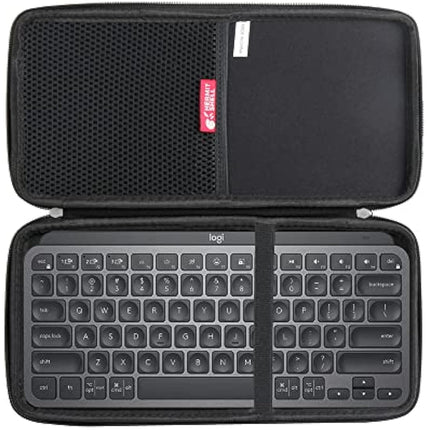 Hermitshell Hard Travel Case for Logitech MX Keys Mini Minimalist Wireless Illuminated Keyboard (Black)