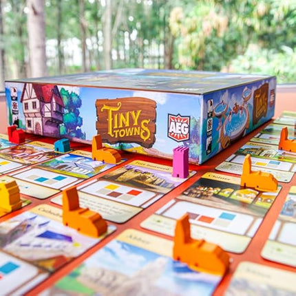 AEG Alderac Entertainment Group | Tiny Towns Deck-Building Board Game in English for age 14+ | Strategic and Competitive Game for 2-6 Players | Build the Best Tiny Town