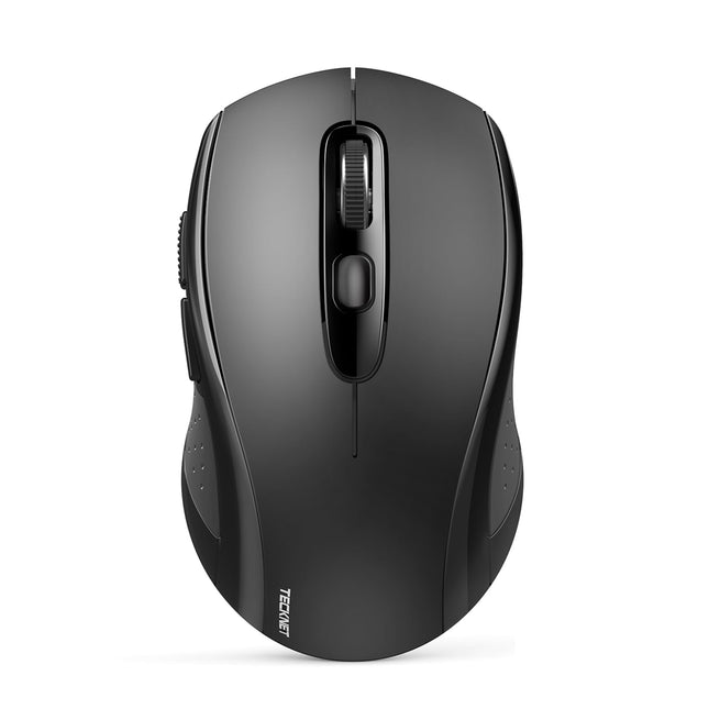 TECKNET Bluetooth Mouse, 4000DPI Wireless Mouse Computer Mice Bluetooth 5.0/3.0 and 2.4GHz Connectivity Mouse with 6 Adjustable DPI,18 Months Long