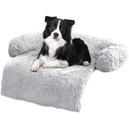 ANWA Dog Sofa Bed Cover - Soft Plush Furniture Protector Mat for Dogs, Washable Couch Cushion With 40'' x 40'' x 6'' Dimensions