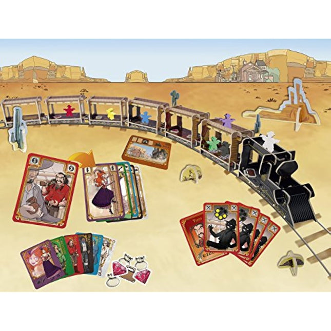 Asmodee Ludonaute Colt Express Board Game Ages 10+ 2-6 Players 40 Minutes Playing Time