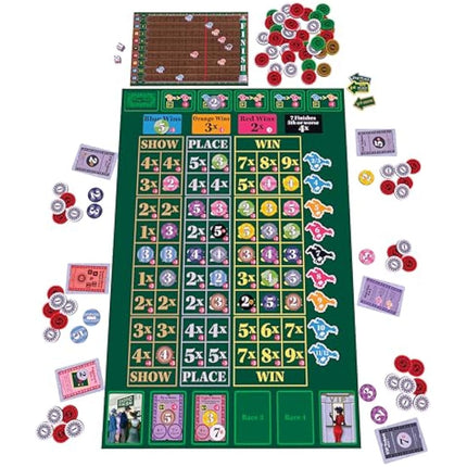 Alderac Entertainment Group | Ready Set Bet Board Game in English for All Family | Dice Rolling Party game for 2-9 Players | Horse Betting Game | Player with the Most Money Wins