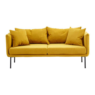 2 Seater Yellow Sofa, Kolding