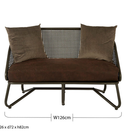 2 Seater Sofa With Curved Legs, New Foundry