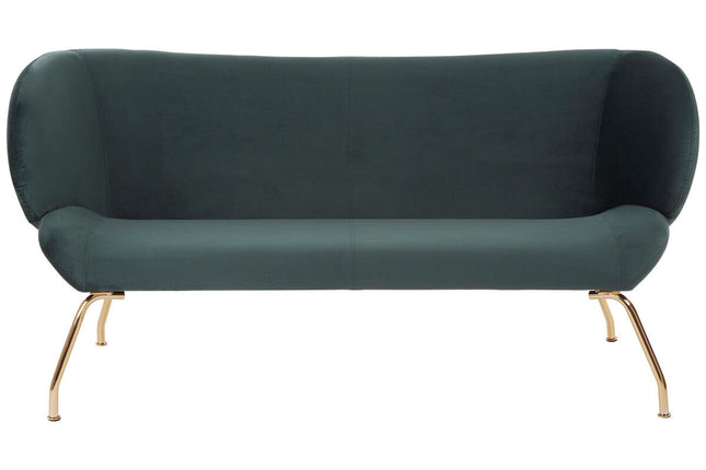 2 Seater Green Sofa, Kolding