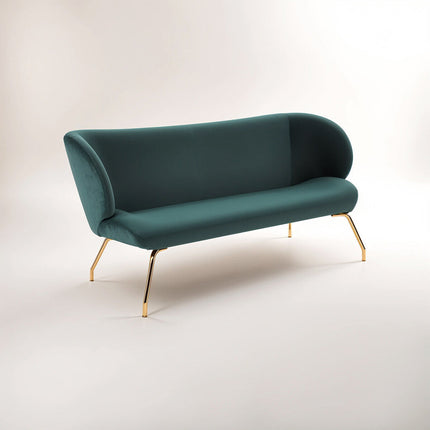 2 Seater Green Sofa, Kolding