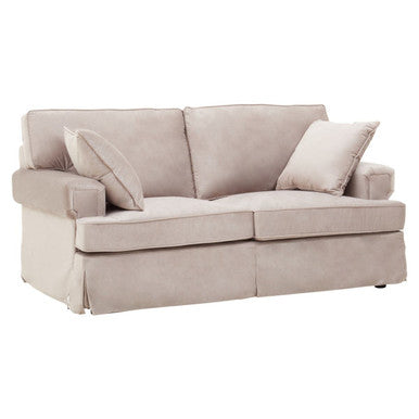 2 Seater Mink Velvet Sofa, Ralph