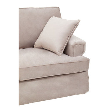 2 Seater Mink Velvet Sofa, Ralph