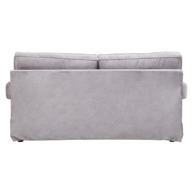 2 Seater Grey Velvet Sofa, Ralph