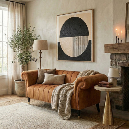 2 Seater Gold Velvet Sofa, Siena