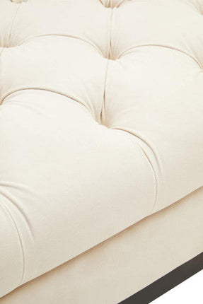 2 Seater Ivory Fabric Sofa, Sefira