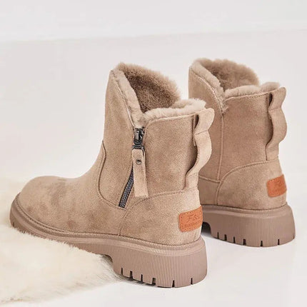 Women's Winter Velvet Warm Thick Cotton Furry Boots