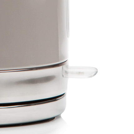 Haden Jersey Stainless Steel Kettle - 3000W Rapid Boil Technology, Ergonomic Design, BPA-Free, Safety Features, and Stylish Chrome Detailing, Putty