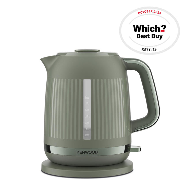 Kenwood Dusk Electric Kettle, 360 Swivel Base, Water Level Indicator, Cord Storage, Boil-Dry Protection, Removable Filter, Capacity 1.7L,