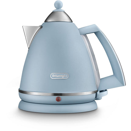 De'Longhi Argento Flora KBX3016.AZ Kettle, 360 Swivel base & cord storage, Blue