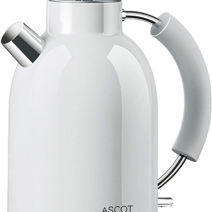 ASCOT Electric Kettle, Stainless Steel Electric Tea Kettle Gifts for Men/Women/Family 1.5L 2200W Retro Tea Heater & Hot Water Boiler, Auto Shut-Off