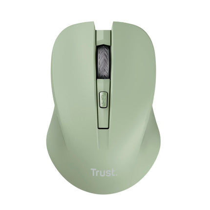 Trust Mydo Silent Wireless Mouse, 82% Recycled Plastics, 1000-1800 DPI, Storable USB Receiver, RF 2.4GHz, For Left and Right Hand Users, Quiet Optical