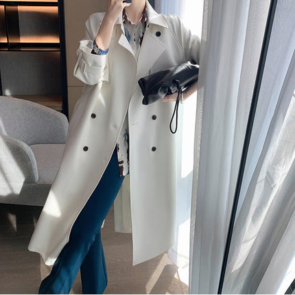 British Style Temperament Loose Coat Women