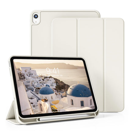 ZOYU Case for iPad (A16) 11 Inch 2025, iPad 10th Generation 2022 10.9 Inch with Pencil Holder, Smart Trifold Stand Protective Cover Soft TPU Back