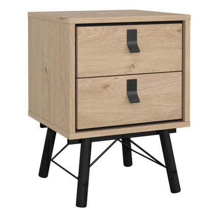 Ry Package - Wardrobe 3 doors + 3 drawers + Double chest of drawers 6 drawers + Bedside cabinet 2 drawer in Matt White