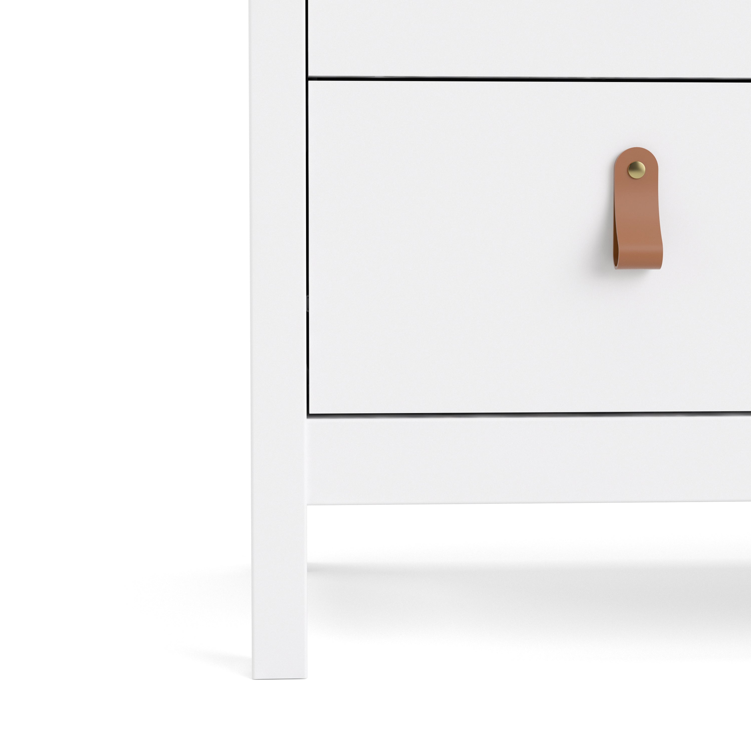 Barcelona Chest 3 Drawers in White Furniture To Go Ltd