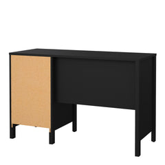 Barcelona Desk 3 Drawers in Matt Black Furniture To Go Ltd