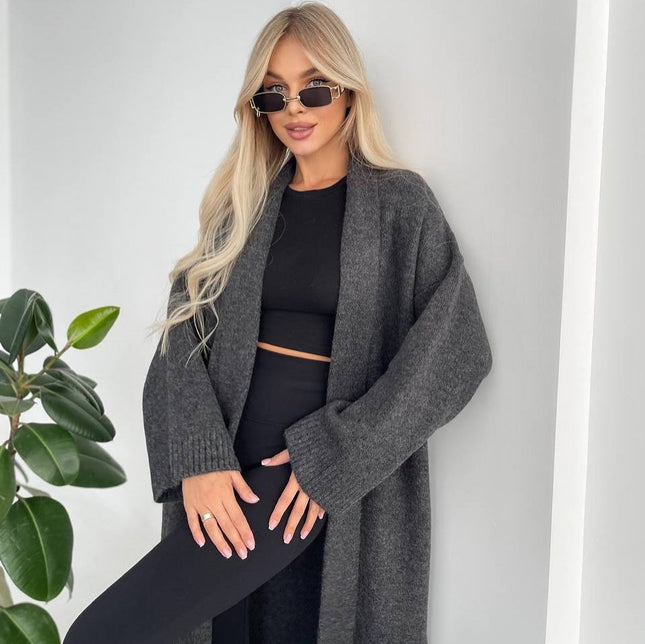 Autumn And Winter New Elegant Cardigan Sweater Coat For Women