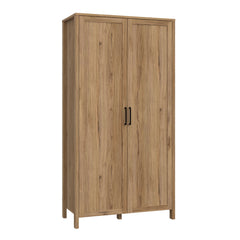 Malte Brun Hallway Wardrobe in Waterford Oak Furniture To Go Ltd