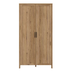 Malte Brun Hallway Wardrobe in Waterford Oak Furniture To Go Ltd