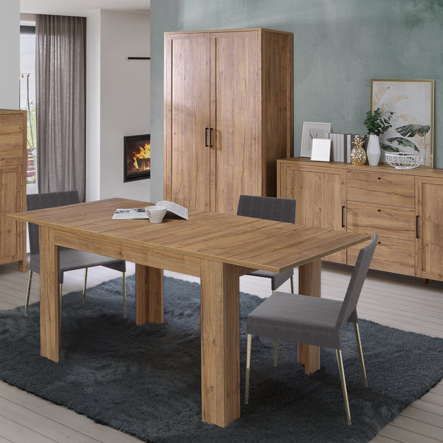 Malte Brun Hallway Wardrobe in Waterford Oak