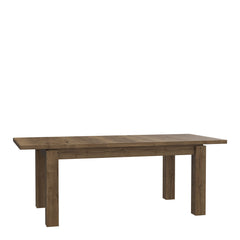 Corona Dining Room Table 5ft extends to 6ft Table in Tabak Oak