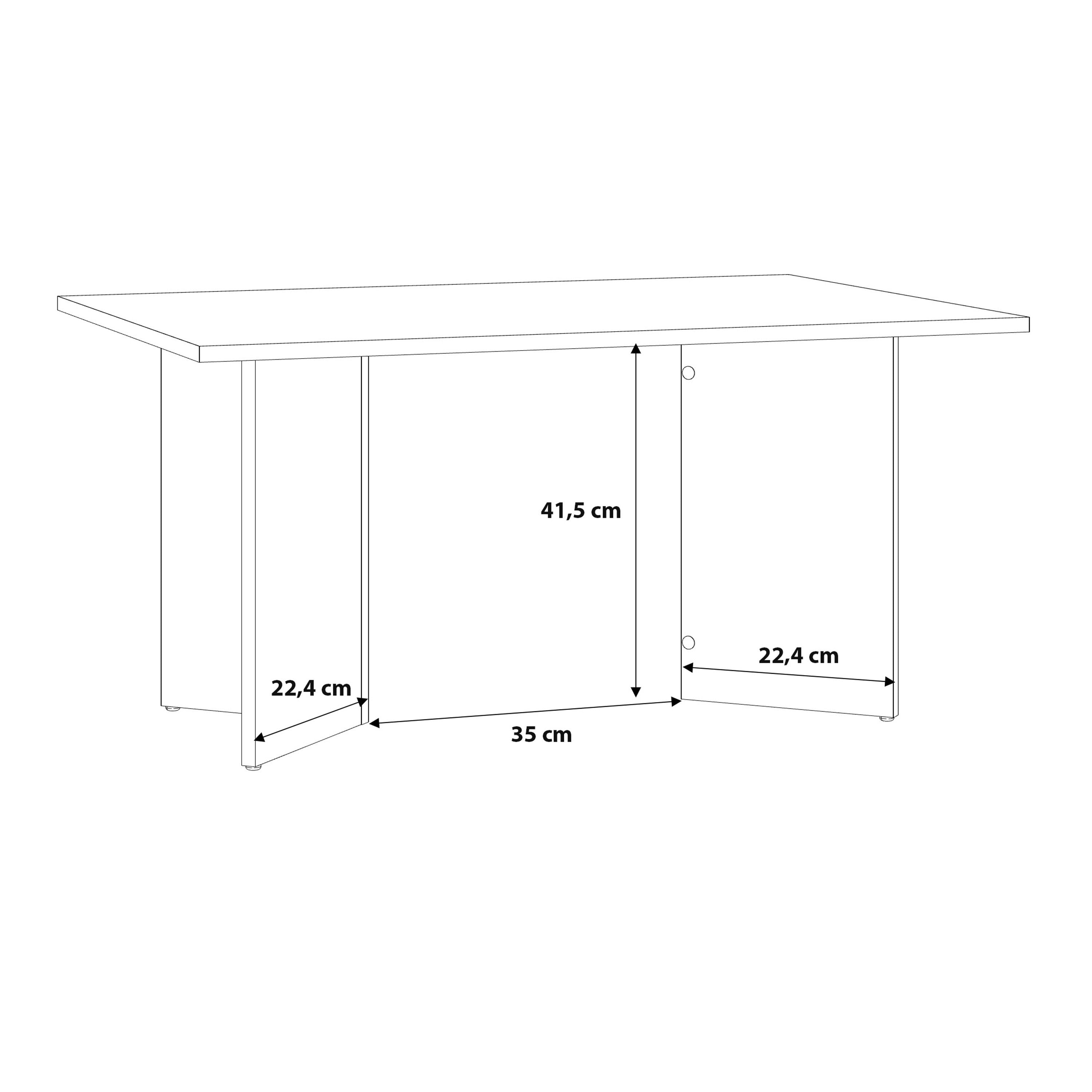 Karon Coffee Table in Sonoma Oak Furniture To Go Ltd