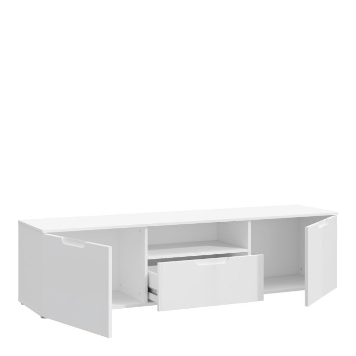 Onitas White High Gloss TV Cabinet S9