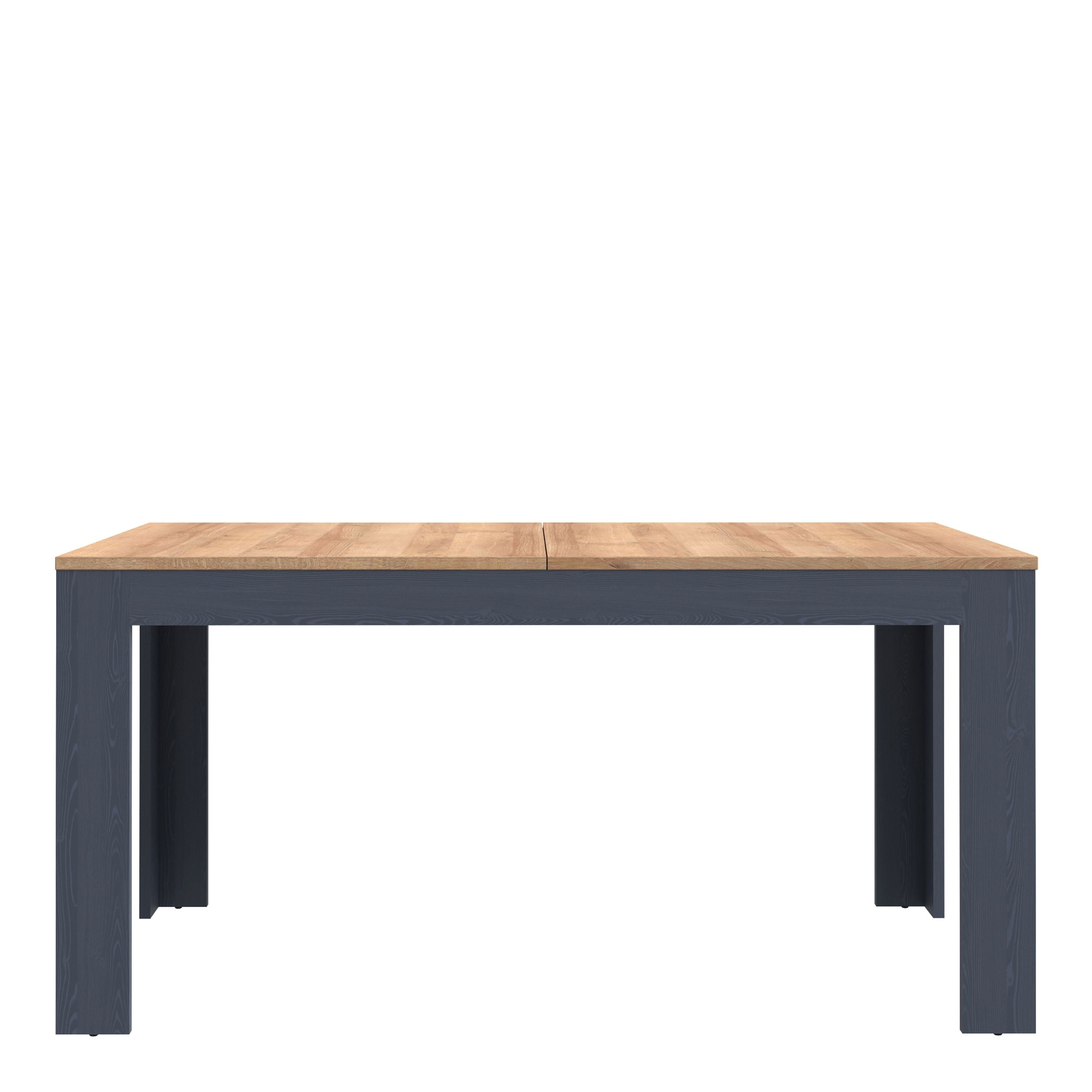 Bohol Extending Dining Table 160-207cm in Riviera Oak/Navy Furniture To Go Ltd