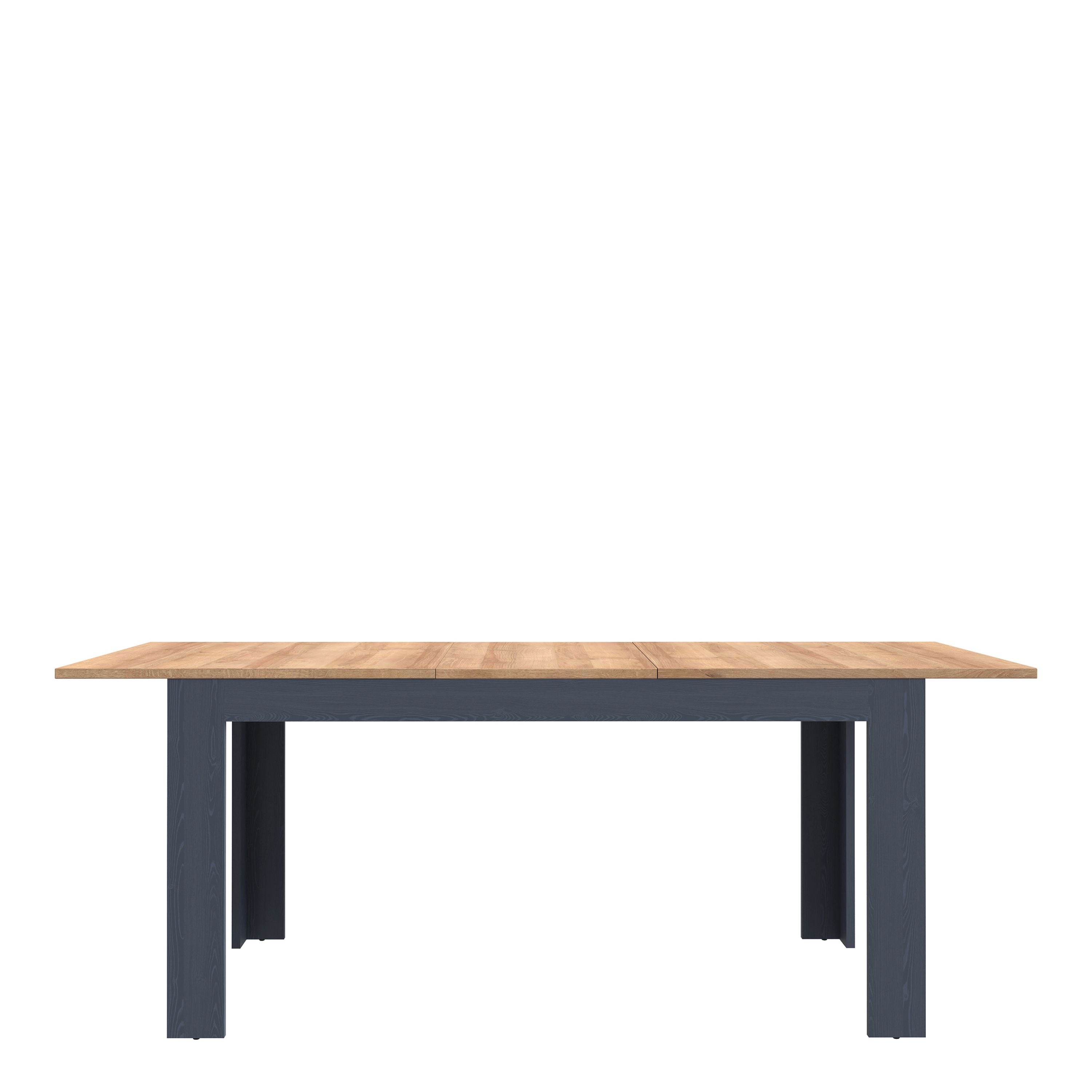 Bohol Extending Dining Table 160-207cm in Riviera Oak/Navy Furniture To Go Ltd