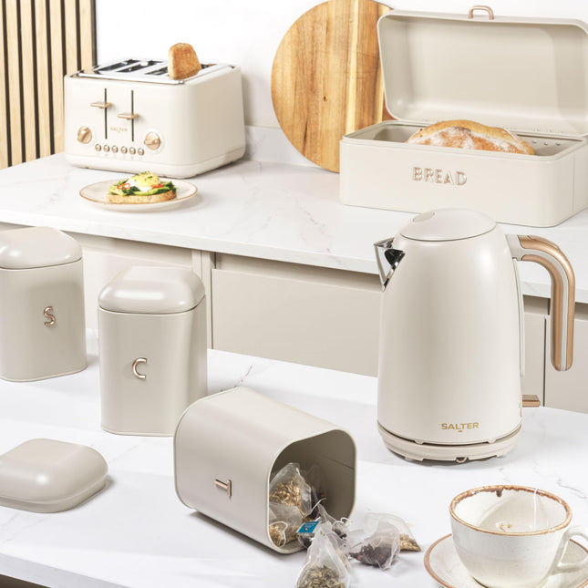 Salter Pebble Kettle  1.7 L Fast Boil Electric Tea Kettle, Removable Limescale Filter, Water Level Indicator, 360 Swivel Base, Viewing Window, Boil