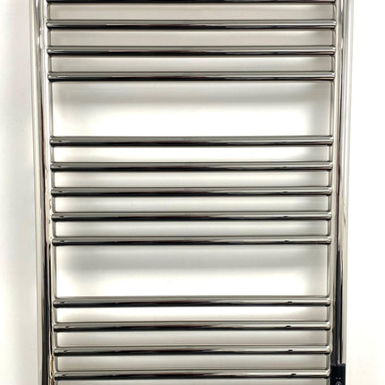 Manissa Siena 500w x 720h Stainless Steel Electric Heated Towel Rail Mirror Polished Finish Towel Radiator