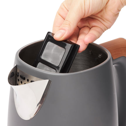 Haden Dorchester Temperature Control Kettle  1.7L Digital LCD Display - 3000W Fast Boil Cordless 360 Base BPA-Free and Easy to Clean