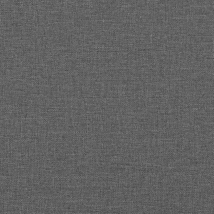 Bed Frame with Upholstered Headboard Dark Grey 75 x 190 cm