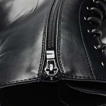 Koi GIN Platform Military Boots