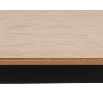 Roxby Dining Table in Oak & Black Included 4 Roxby Dining Chairs in Black and Oak