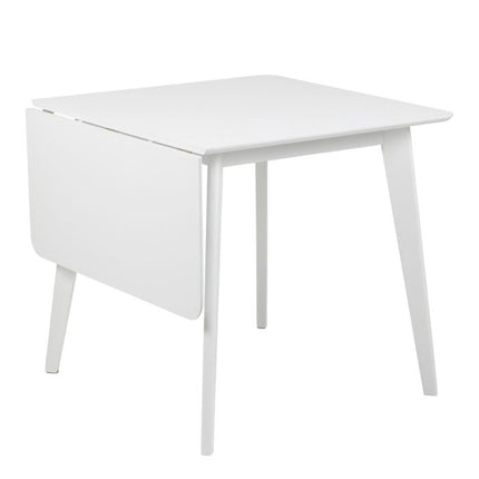 Roxby Square Dining Table in White Included 2 Roxby Dining Chair in White