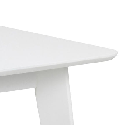 Roxby Square Dining Table in White Included 2 Roxby Dining Chair in White