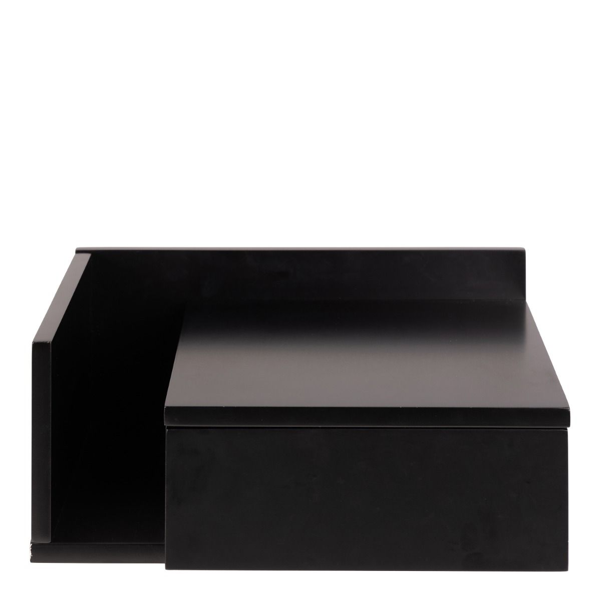 Ashlan Bedside Table in Black- Oak