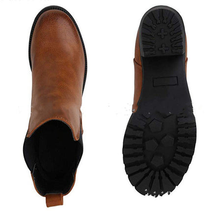 High heeled Martin boots with thick soles