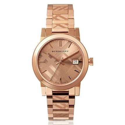 Burberry BU9146 Ladies 34mm Rose Gold