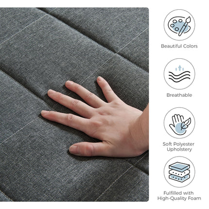 Inofia Folding Mattress Cover, Sofa Bed Cover, Foldable Mattress Storage Bag, Durable Carry Case Fits for 10cm King Tri Folding Mattress,Washable