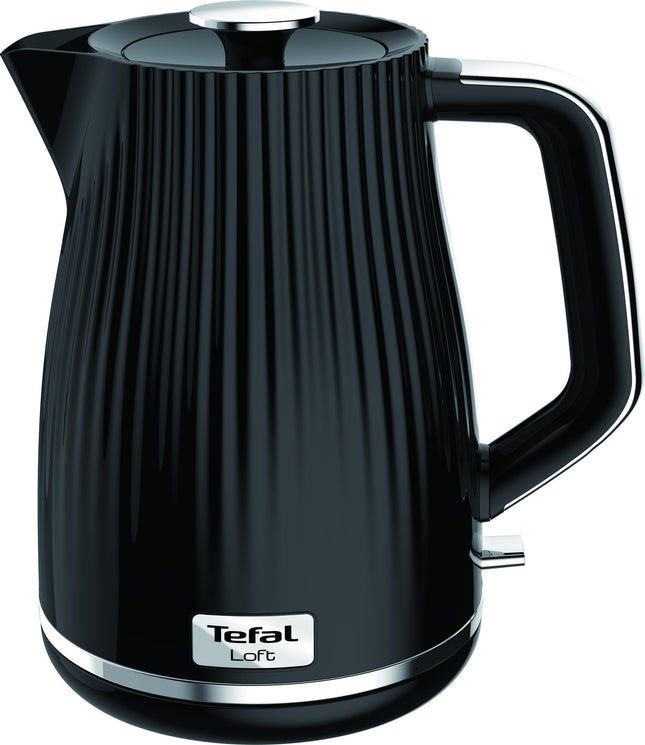 Tefal Loft Electric Kettle KO250840 with 1.7L Capacity, 3000W Fast Boil, Quiet, Washable Anti-Scale Filter, Cordless, 360 Rotational Base, Auto