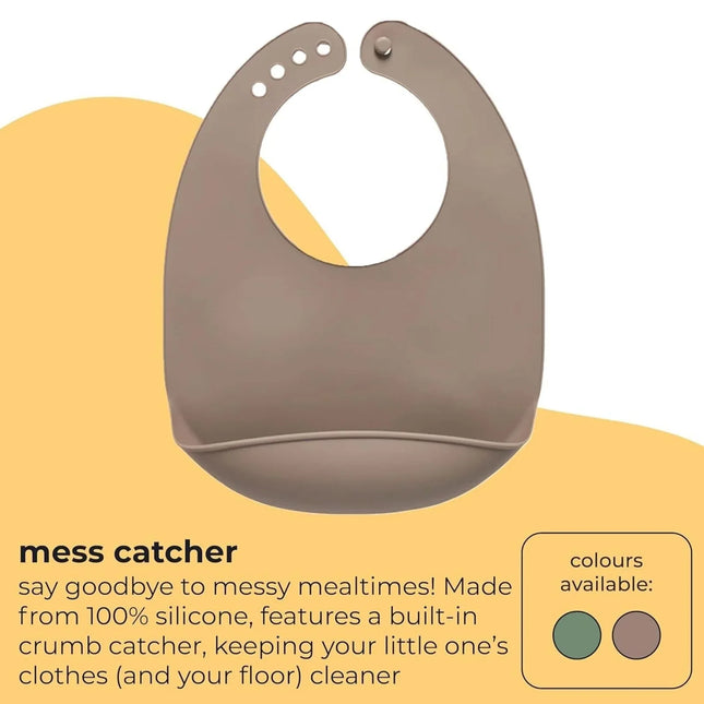 Vital Baby Nourish Mess Catcher - Natural Stone